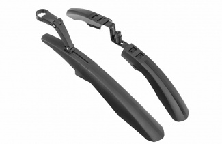 Щитки колеса XH-B536 пластиковые чёрные, (передн/задн), арт. 610253