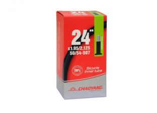 Камера CHAO YANG 24"x1.95/2.125 AV 33мм, антипрокольная с герметиком, бутил 13236