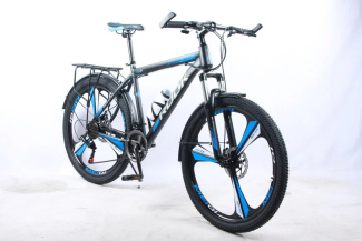 Велосипед 26" Rook MS265D, черный/синий MS265D-BK/BU