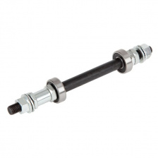 Ось с пром. подшпниками для втулок  SF A03R 32H,O.L.D. 130MM; AXLE S45C 3/8"; CP FINISH; 3/8";Х99029