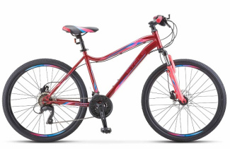 STELS Велосипед Miss-5000 D 26" (18" Вишневый/розовый)