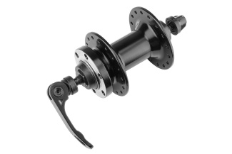 Втулка передняя WZ-A282FBQ 32Н под диск, алюминиевая чёрная, арт. 130328