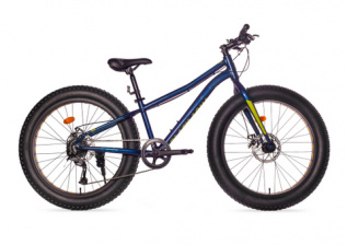 Велосипед BLACK AQUA Fat 2692 D matt 26"  черный GL-339D FAT BAKE алюм