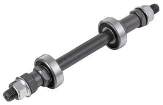 Ось задней втулки под кассет SF-AX04(R),под гайку,3/8 x175mm, на промп.(внут диам.10мм, внеш. лев.26