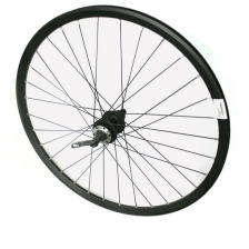 Колесо 27.5" задн двойн алю.,пистон.обод алю.втулка,промподш.,эксц-к, D-brake,под касс 