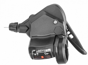 Шифтер/манетка правый Microshift TS-38-7R 7-ми скор. с тросом 2050 мм арт. 590109