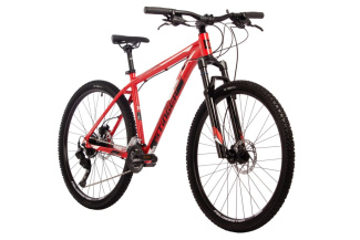 Велосипед STINGER 27.5" GRAPHITE COMP красный, алюминий, размер 18" 168519 2024г