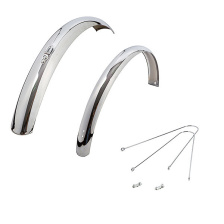 Крылья, переднее и заднее, для складных велосипедов , колесо 20", хром 94970
