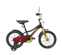 Велосипед BlackAqua Rainer 20", 6 ск (черно-красный) KG2029