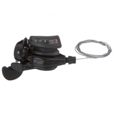 Шифтеры Microshift TS50-L, 3 скорости, с тросом 1800 мм 74063
