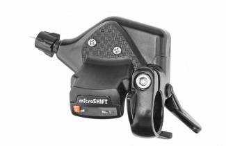 Шифтер/манетка правый Microshift TS71-9R 9-ти скор. с тросом 2050 мм, арт. 590127