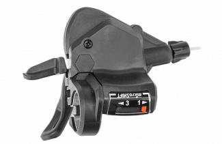 Шифтер/манетка левый Microshift TS39-3L 3-х скор. с тросом 1800 мм, арт. 590122