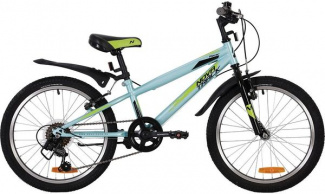 Велосипед NOVATRACK 20" RACER голубой сталь 6 скор. 20SH6V.RACER.BL20 139725