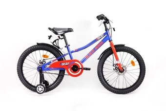 Велосипед BlackAqua Crizzy 16" (синий-оранжевый) KG1626 фото 1