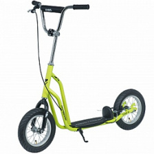 Самокат для детей Novatrack STAMP N1, ручн.торм.V-brake, дропаут, мягк.накл.на руле, лимонный 140965