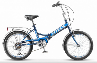 STELS Велосипед Pilot-450 (d-20)  (13.5" Синий), арт. Z011