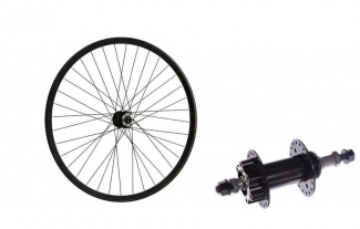 Колесо 29" заднее, двойной алю. обод, промподш., гайки, D-brake, под трещ WSM-29RD-SHF