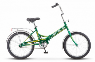 STELS Велосипед Pilot-410 20" (13,5" Зеленый/желтый), арт. Z011