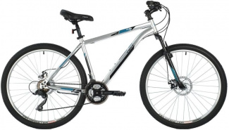 Велосипед FOXX 26" AZTEC D серебристый, сталь, размер 18" 146575