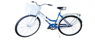 Велосипед 2-х колесный, Кумир 2810 с корзиной жен. РОЗОВЫЙ