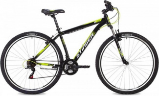 Велосипед STINGER 29" CAIMAN черный, сталь, размер 22" 146818