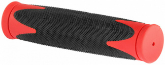 Рукоятки руля модель XH-G37B 110 мм чёрно-красные (пары), арт. 150146