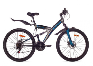 Велосипед BLACK AQUA Mount 1641 MD 26" (РФ) (синий)