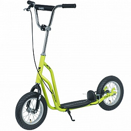 Самокат для детей Novatrack STAMP N1, ручн.торм.V-brake, дропаут, мягк.накл.на руле, лимонный 140965 фото 1