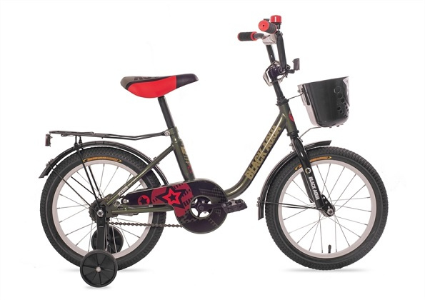 Велосипед BlackAqua 1604 с корзиной, хаки DK-1604 фото 1