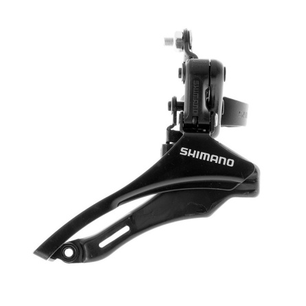 Переключатель передний Shimano Tourney, TZ30, 3x6/7 скоростей, нижняя тяга, 42T, хомут 28.6мм, угол  фото 1