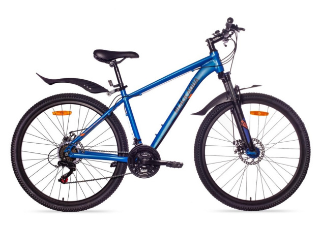 Велосипед BLACK AQUA Cross 2782 MD matt 27,5" (РФ) (синий, 19") фото 1