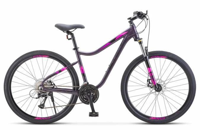 STELS Велосипед Miss-7700 MD 27,5" (15,5" Темно пурпурный), арт. V010 фото 1