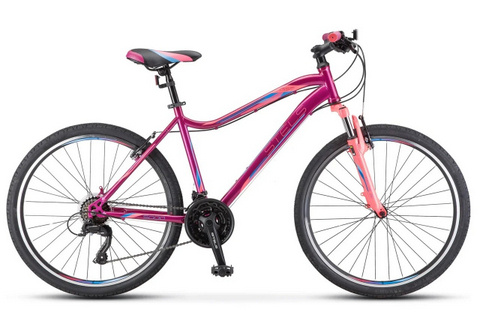 STELS Велосипед Miss-5000 V 26" (18" Вишневый/розовый), арт. V050 фото 1