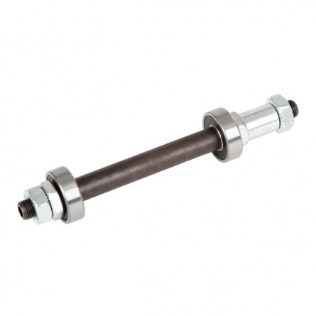 Ось с пром.подшипниками для втулок SF A22R 32H; O.L.D. 135MM; AXLE S45C 3/8";  под экс-к Х99034 фото 1