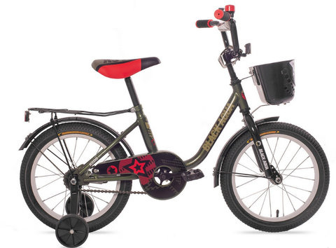 Велосипед BlackAqua 1404 с корзиной, хаки DK-1404 фото 1