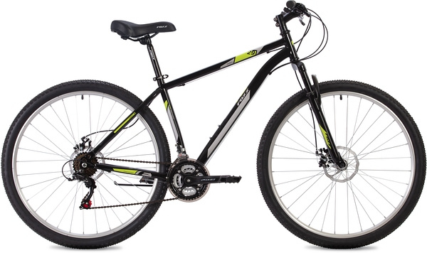 Велосипед FOXX 26" AZTEC D черный, сталь, размер 18" 146569 фото 1