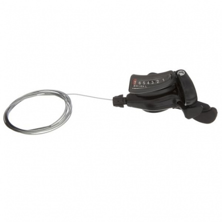Шифтеры Microshift TS50-7, 7 скоростей, с тросом 2050 мм 74065 фото 1
