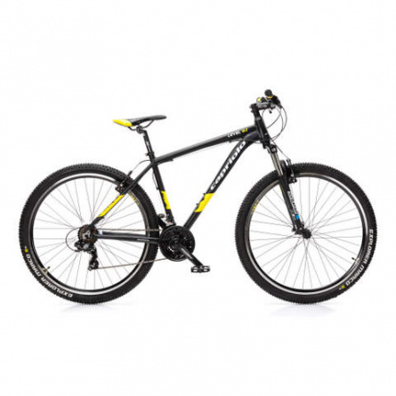 Велосипед CAPRIOLO MTB LEVEL 9.1, рама алюминий 19'', колёса 29'' (чёрный (матовый)-жёлтый) Сербия фото 1
