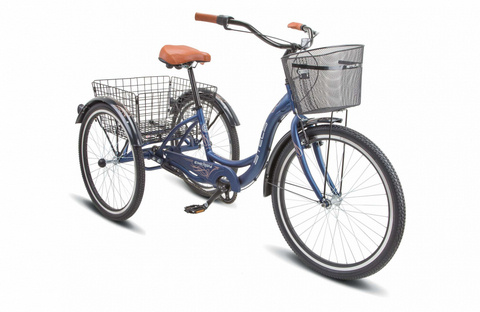 STELS Велосипед Energy-III 26" (16" Синий/золотой), арт. K010 фото 1