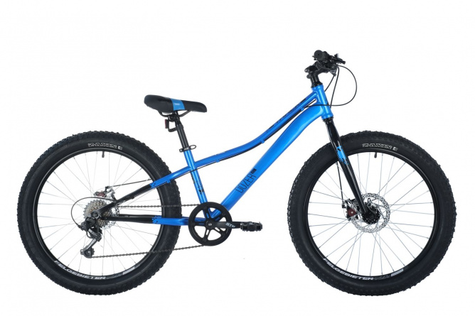 Велосипед NOVATRACK 24" DOZER  STD синий,  сталь. рама 12", 6 скор., Shimano TY21/Microshift TS38 14 фото 1