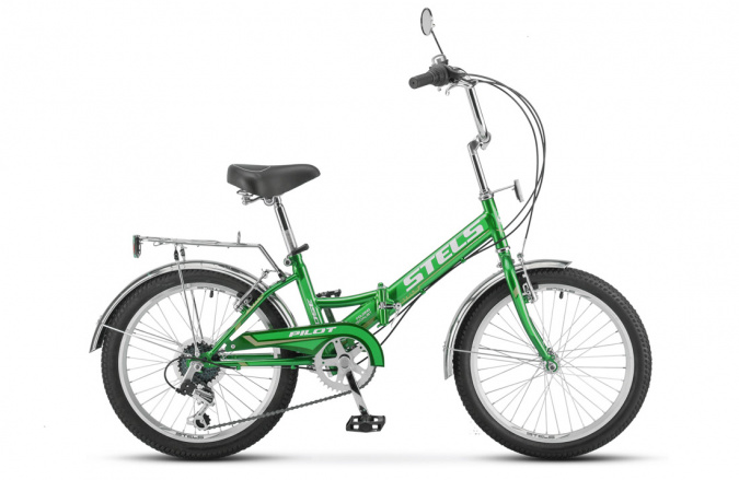 STELS Велосипед Pilot-350 20" (13" Зеленый), арт. Z011 фото 1